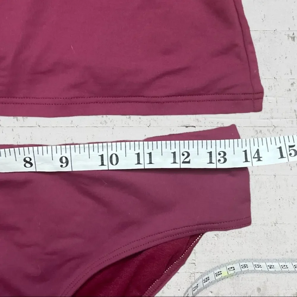Niptuck High Neck Tankini Size 6 Swim Beach Modest Sliming Minimalist